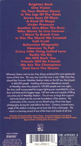 Queen Live At The Wembley 86